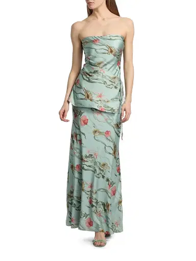 Amur Women's Ever Printed Tiered Maxi Dress - Tidal Mosaic - Size 12 | Thumbnail 3 Amur Women's Ever Printed Tiered Maxi Dress - Tidal Mosaic - Size 12 | Thumbnail 3