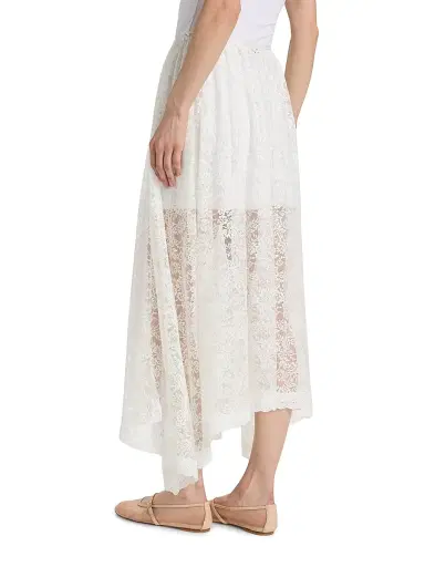 DÔEN Women's Zinnia Lace Midi-Skirt - Salt - Size XS | Thumbnail 5 DÔEN Women's Zinnia Lace Midi-Skirt - Salt - Size XS | Thumbnail 5