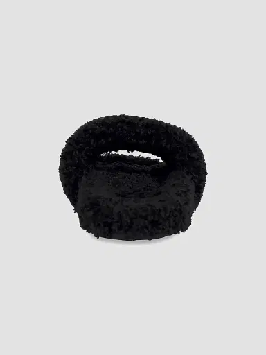 Balenciaga Women's Fluffy Slide Sandals - Black - Size 12 | Thumbnail 3 Balenciaga Women's Fluffy Slide Sandals - Black - Size 12 | Thumbnail 3