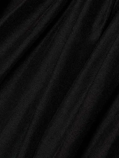 Loulou de Saison Women's Liao Cotton-Silk Pleated Neckline Blouse - Black | Thumbnail 7 Loulou de Saison Women's Liao Cotton-Silk Pleated Neckline Blouse - Black | Thumbnail 7