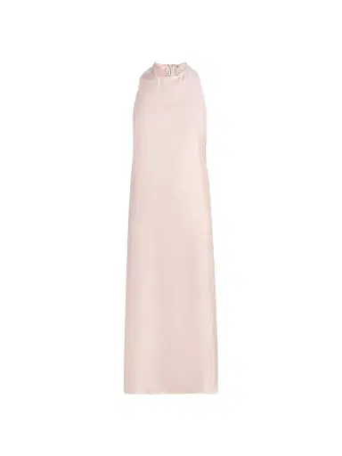 Loulou de Saison Women's Paloma Twist Back Silk Midi-Slipdress - Light Pink - Size XS | Thumbnail 1 Loulou de Saison Women's Paloma Twist Back Silk Midi-Slipdress - Light Pink - Size XS | Thumbnail 1