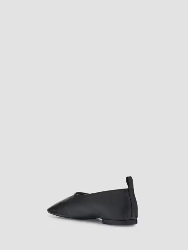Schutz Women's Hadley Leather Ballerina Flats - Black | Thumbnail 4 Schutz Women's Hadley Leather Ballerina Flats - Black | Thumbnail 4