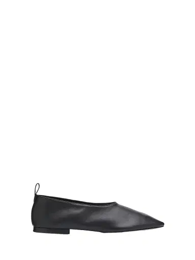 Schutz Women's Hadley Leather Ballerina Flats - Black | Thumbnail 1 Schutz Women's Hadley Leather Ballerina Flats - Black | Thumbnail 1