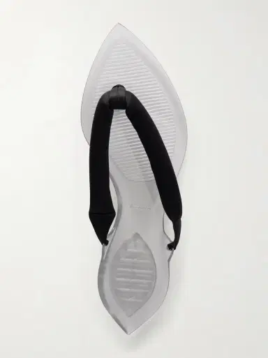 Alaïa Invisible Jelly satin-trimmed sandals | Thumbnail 6 Alaïa Invisible Jelly satin-trimmed sandals | Thumbnail 6