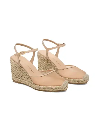 Stuart Weitzman Women's Bareitall Espadrille Wedges - Barely Beige | Thumbnail 3 Stuart Weitzman Women's Bareitall Espadrille Wedges - Barely Beige | Thumbnail 3