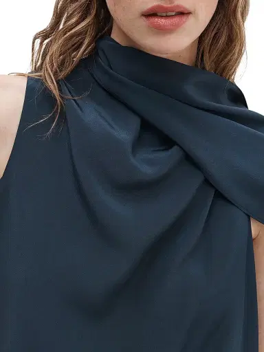 rag & bone Women's Adela Scarf Silk Top - Salute | Thumbnail 5 rag & bone Women's Adela Scarf Silk Top - Salute | Thumbnail 5