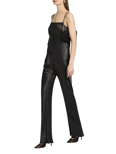 LAMARQUE Women's Emile Satin Relaxed-Fit Pants - Black - Size XS | Thumbnail 2 LAMARQUE Women's Emile Satin Relaxed-Fit Pants - Black - Size XS | Thumbnail 2