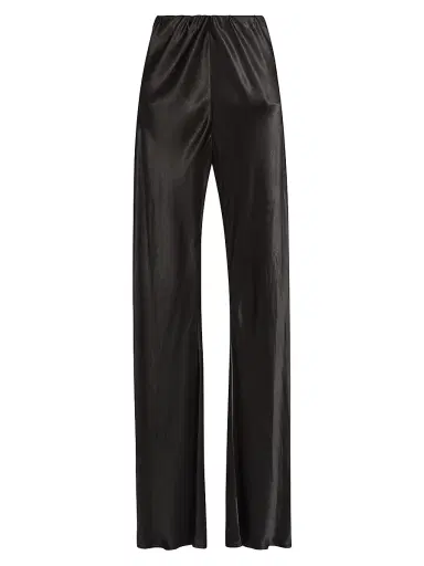LAMARQUE Women's Emile Satin Relaxed-Fit Pants - Black - Size XS | Thumbnail 1 LAMARQUE Women's Emile Satin Relaxed-Fit Pants - Black - Size XS | Thumbnail 1