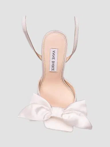 Anne Barge Women's Willow Satin Sandals - White Satin | Thumbnail 6 Anne Barge Women's Willow Satin Sandals - White Satin | Thumbnail 6