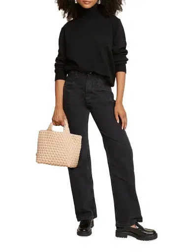 Naghedi Women's St. Barths Mini Tote Bag - Camel | Thumbnail 2 Naghedi Women's St. Barths Mini Tote Bag - Camel | Thumbnail 2
