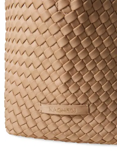 Naghedi Women's St. Barths Mini Tote Bag - Camel | Thumbnail 4 Naghedi Women's St. Barths Mini Tote Bag - Camel | Thumbnail 4
