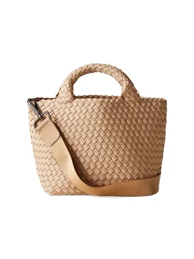 Naghedi Women's St. Barths Mini Tote Bag - Camel | Thumbnail 1 Naghedi Women's St. Barths Mini Tote Bag - Camel | Thumbnail 1