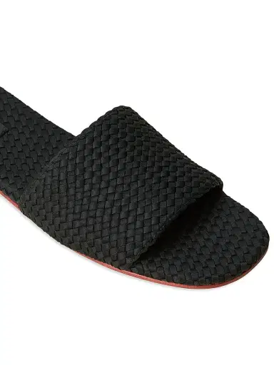 Naghedi Women's St. Barths Slide Sandals - Onyx - Size 11 | Thumbnail 4 Naghedi Women's St. Barths Slide Sandals - Onyx - Size 11 | Thumbnail 4