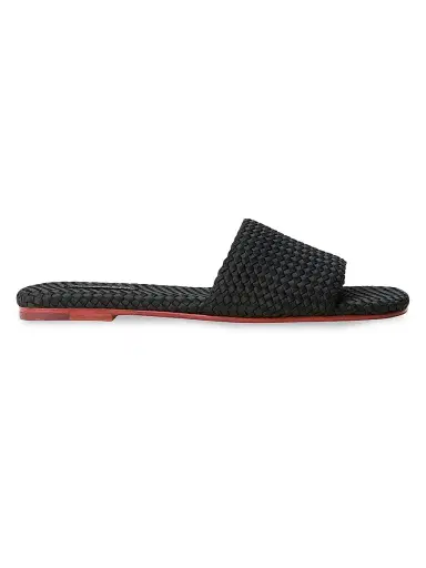 Naghedi Women's St. Barths Slide Sandals - Onyx - Size 11 | Thumbnail 1 Naghedi Women's St. Barths Slide Sandals - Onyx - Size 11 | Thumbnail 1