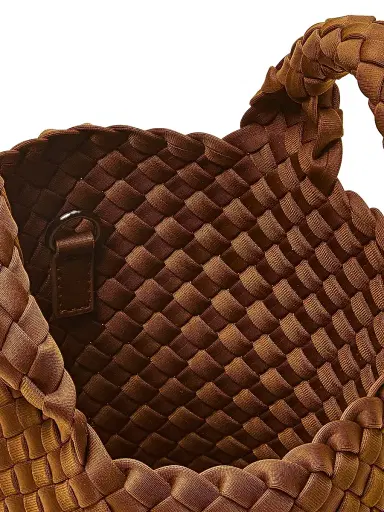 Naghedi Women's St. Barths Petit Tote Bag - Teak | Thumbnail 3 Naghedi Women's St. Barths Petit Tote Bag - Teak | Thumbnail 3
