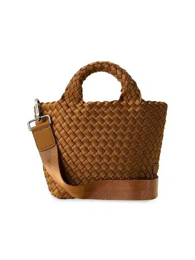 Naghedi Women's St. Barths Petit Tote Bag - Teak | Thumbnail 1 Naghedi Women's St. Barths Petit Tote Bag - Teak | Thumbnail 1