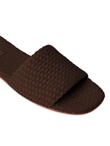 Naghedi Women's St. Barths Slide Sandals - Chocolate - Size 5 | Thumbnail 3 Naghedi Women's St. Barths Slide Sandals - Chocolate - Size 5 | Thumbnail 3