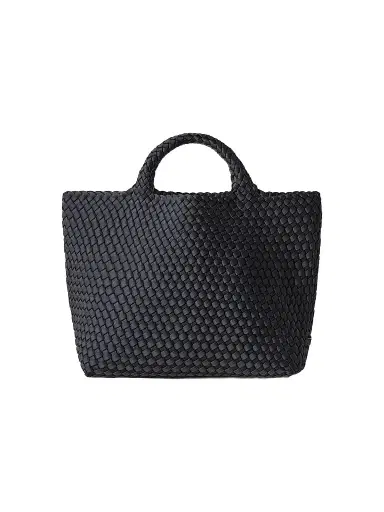 Naghedi Women's St. Barths Medium Tote Bag - Onyx | Thumbnail 1 Naghedi Women's St. Barths Medium Tote Bag - Onyx | Thumbnail 1