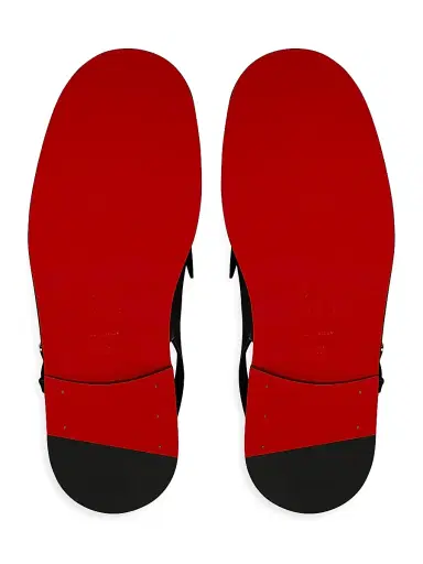 Christian Louboutin Men's Asclepius Sling Leather Mules - Black - Size 12 | Thumbnail 5 Christian Louboutin Men's Asclepius Sling Leather Mules - Black - Size 12 | Thumbnail 5