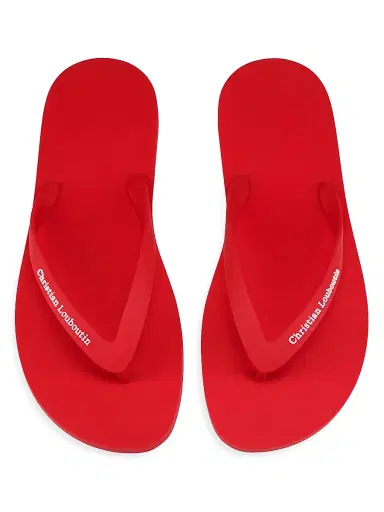 Christian Louboutin Men's Summer Rubber Thong Sandals - Loubi | Thumbnail 4 Christian Louboutin Men's Summer Rubber Thong Sandals - Loubi | Thumbnail 4