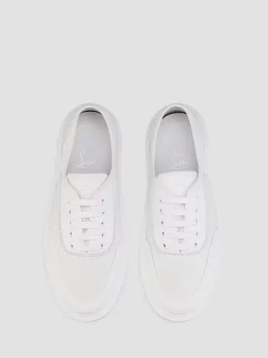 Christian Louboutin Men's Tactical Skate Low-Top Sneakers - White | Thumbnail 5 Christian Louboutin Men's Tactical Skate Low-Top Sneakers - White | Thumbnail 5