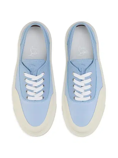 Christian Louboutin Men's Tactical Skate Low Top Sneakers - Pastel Blue - Size 12 | Thumbnail 5 Christian Louboutin Men's Tactical Skate Low Top Sneakers - Pastel Blue - Size 12 | Thumbnail 5