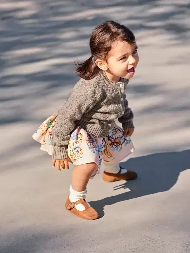 Molo Baby Girl's & Little Girl's Carin Printed A-Line Dress - Vintage Cuties | Thumbnail 3 Molo Baby Girl's & Little Girl's Carin Printed A-Line Dress - Vintage Cuties | Thumbnail 3