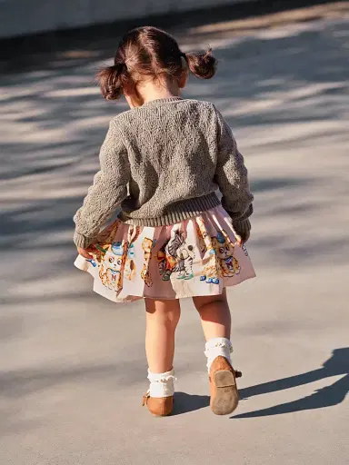 Molo Baby Girl's & Little Girl's Carin Printed A-Line Dress - Vintage Cuties | Thumbnail 4 Molo Baby Girl's & Little Girl's Carin Printed A-Line Dress - Vintage Cuties | Thumbnail 4