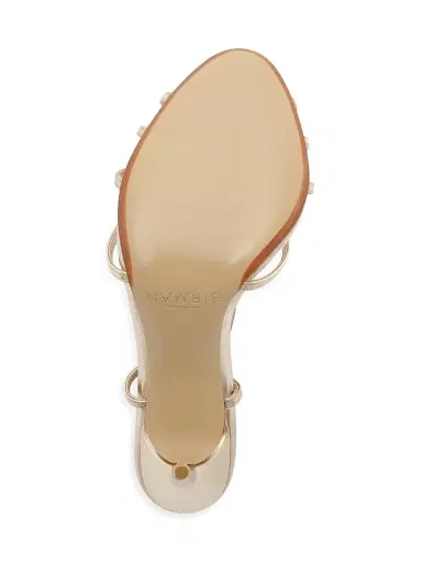 Alexandre Birman Women's Kim 100MM Strappy Leather Sandals - Golden - Size 12 | Thumbnail 9 Alexandre Birman Women's Kim 100MM Strappy Leather Sandals - Golden - Size 12 | Thumbnail 9