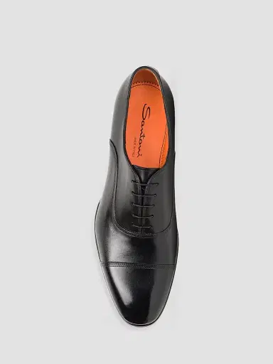 Santoni Men's Archier Leather Derbys | Thumbnail 3 Santoni Men's Archier Leather Derbys | Thumbnail 3
