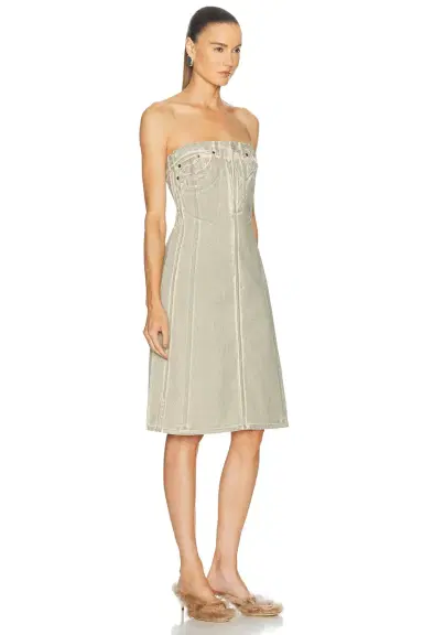 Acne Studios Dulta Lux Overprint Dress | Thumbnail 3 Acne Studios Dulta Lux Overprint Dress | Thumbnail 3