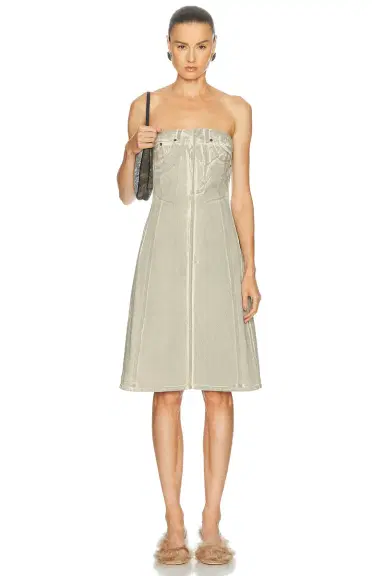 Acne Studios Dulta Lux Overprint Dress | Thumbnail 1 Acne Studios Dulta Lux Overprint Dress | Thumbnail 1