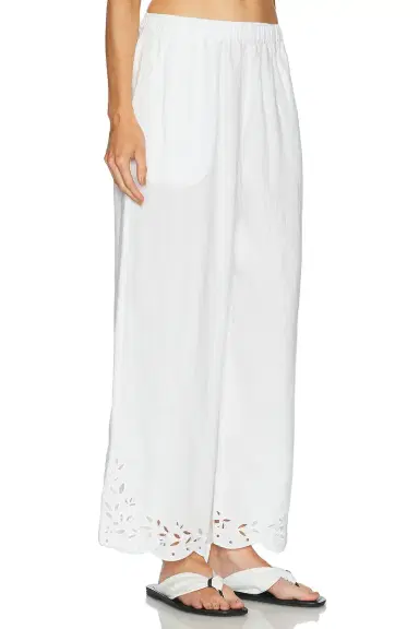 Lunya Linen Embroidered Eyelet Pant | Thumbnail 2 Lunya Linen Embroidered Eyelet Pant | Thumbnail 2