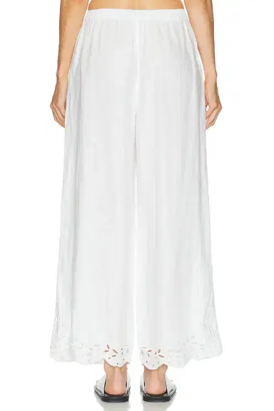 Lunya Linen Embroidered Eyelet Pant | Thumbnail 4 Lunya Linen Embroidered Eyelet Pant | Thumbnail 4