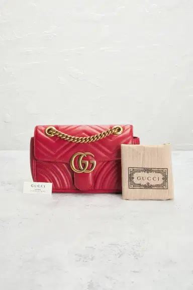 FWRD Renew Gucci Mini GG Marmont Shoulder Bag | Thumbnail 10 FWRD Renew Gucci Mini GG Marmont Shoulder Bag | Thumbnail 10