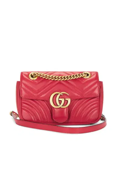 FWRD Renew Gucci Mini GG Marmont Shoulder Bag | Thumbnail 1 FWRD Renew Gucci Mini GG Marmont Shoulder Bag | Thumbnail 1