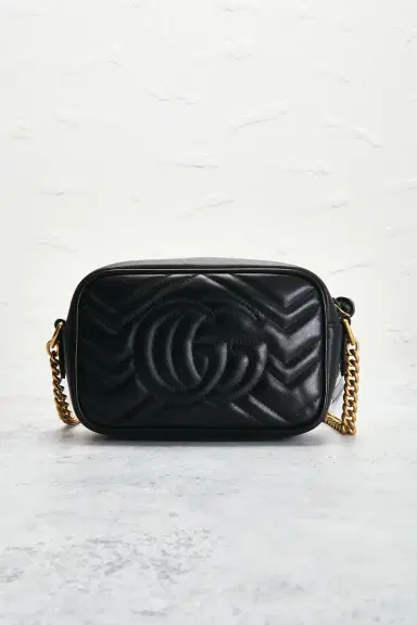 FWRD Renew Gucci Mini GG Marmont Shoulder Bag | Thumbnail 3 FWRD Renew Gucci Mini GG Marmont Shoulder Bag | Thumbnail 3