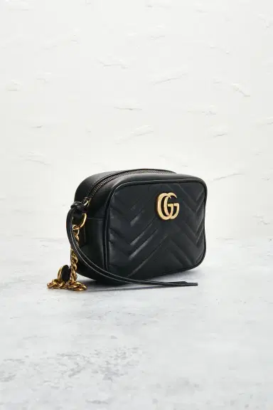 FWRD Renew Gucci Mini GG Marmont Shoulder Bag | Thumbnail 4 FWRD Renew Gucci Mini GG Marmont Shoulder Bag | Thumbnail 4
