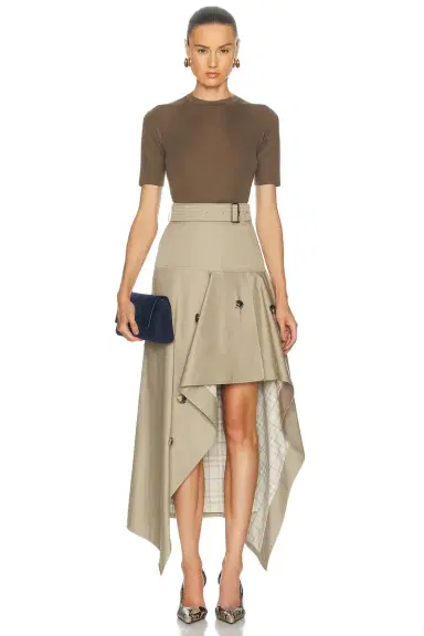 Burberry Heather Long Skirt | Thumbnail 5 Burberry Heather Long Skirt | Thumbnail 5
