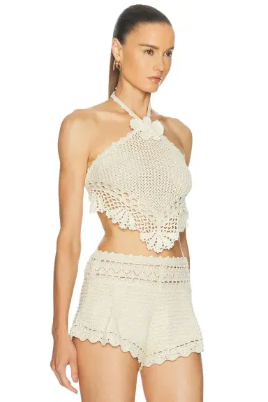 retrofete Isaure Crochet Top | Thumbnail 2 retrofete Isaure Crochet Top | Thumbnail 2
