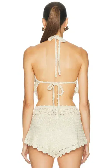 retrofete Isaure Crochet Top | Thumbnail 3 retrofete Isaure Crochet Top | Thumbnail 3