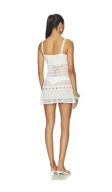 Frankies Bikinis X JENNIE International Angel Crochet Mini Dress | Thumbnail 3 Frankies Bikinis X JENNIE International Angel Crochet Mini Dress | Thumbnail 3