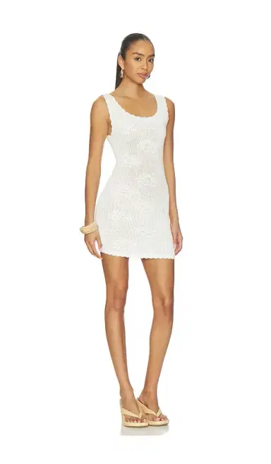 Frankies Bikinis Cameron Crochet Mini Dress | Thumbnail 2 Frankies Bikinis Cameron Crochet Mini Dress | Thumbnail 2