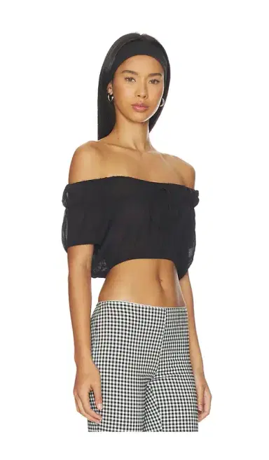 Frankies Bikinis Paulina Chiffon Blouse | Thumbnail 2 Frankies Bikinis Paulina Chiffon Blouse | Thumbnail 2