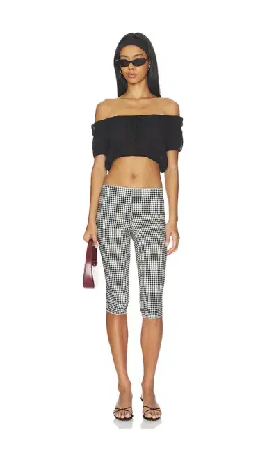 Frankies Bikinis Paulina Chiffon Blouse | Thumbnail 4 Frankies Bikinis Paulina Chiffon Blouse | Thumbnail 4
