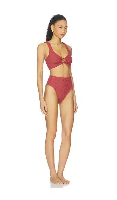 Hunza G Nadine Bikini Set With Gold Hoop | Thumbnail 2 Hunza G Nadine Bikini Set With Gold Hoop | Thumbnail 2