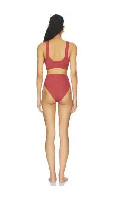 Hunza G Nadine Bikini Set With Gold Hoop | Thumbnail 3 Hunza G Nadine Bikini Set With Gold Hoop | Thumbnail 3