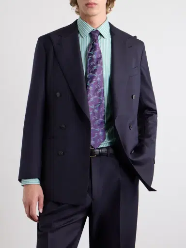Charvet 8.5cm Silk-Jacquard Tie - Men | Thumbnail 2 Charvet 8.5cm Silk-Jacquard Tie - Men | Thumbnail 2