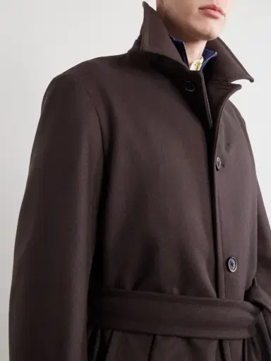 Barena Belted Wool-Blend Coat - Men | Thumbnail 5 Barena Belted Wool-Blend Coat - Men | Thumbnail 5