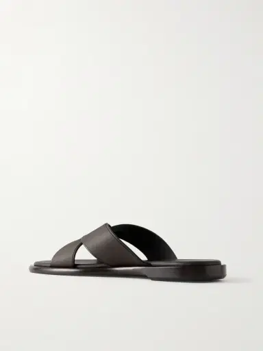 Zegna Leather Sandals - Men | Thumbnail 3 Zegna Leather Sandals - Men | Thumbnail 3